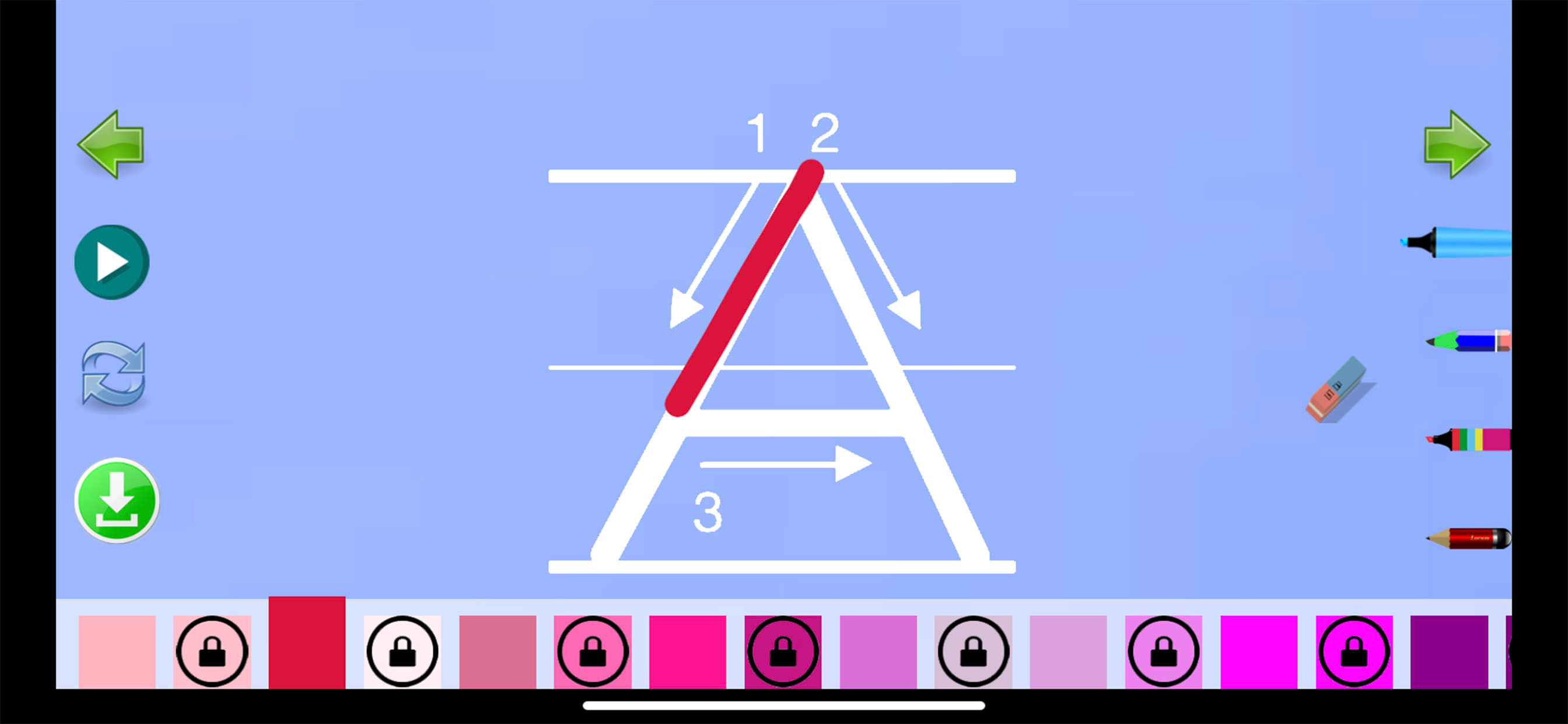 Trace Portuguese Letters screenshot 4