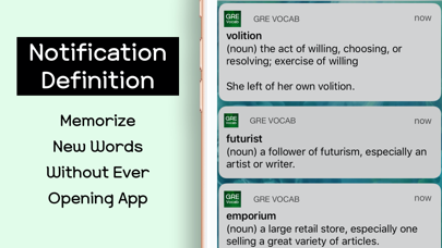 GRE Vocabulary Words Screenshot