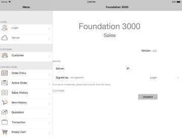Sales HD app screenshot