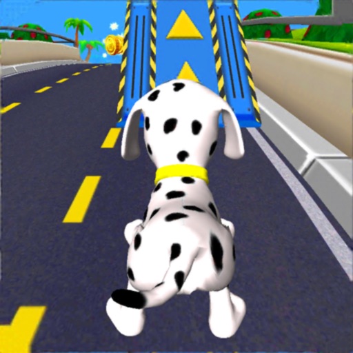 Paw Puppy Runner Dalmatian Icon