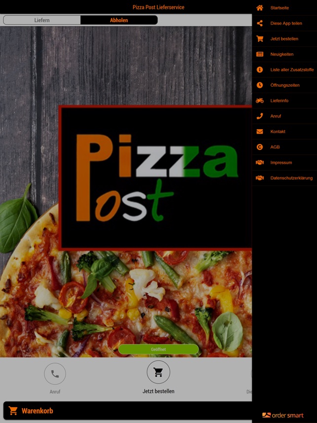 Pizza Post Lieferservice On The App Store