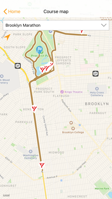 NYCRUNS Brooklyn Marathon screenshot 4