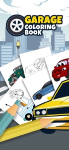 Cars Coloring Pages Games screenshot #1 for iPhone