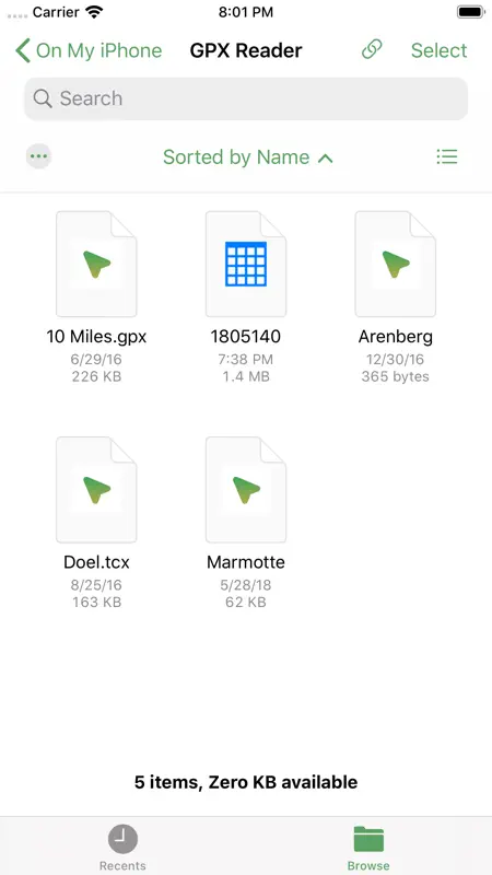 GPX Reader screenshot 2 of 8