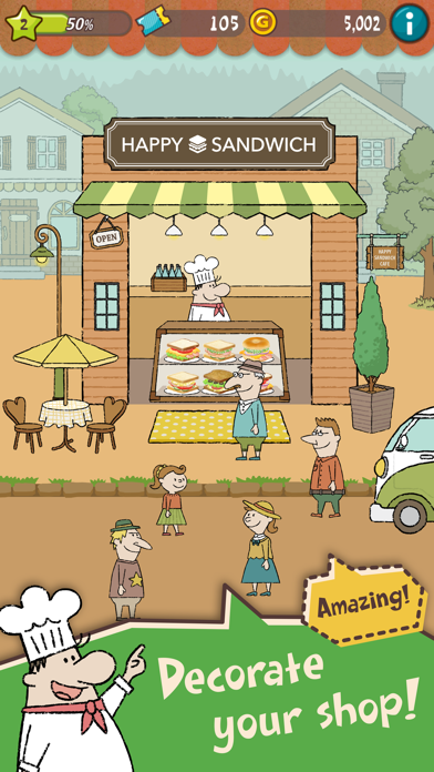 Happy Sandwich Cafe Screenshot