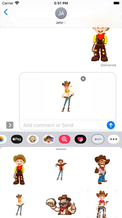 靓仔牛仔-Emoji