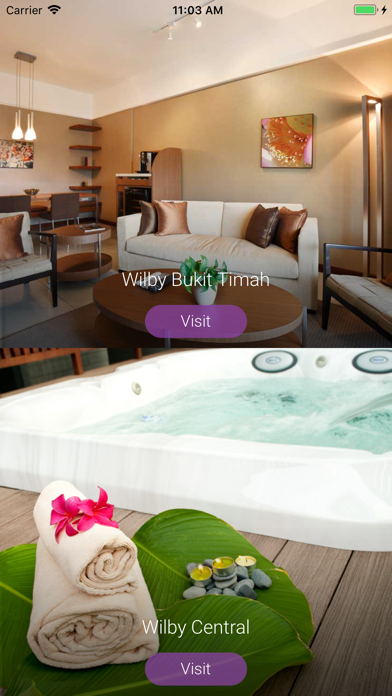 Screenshot 1 of Wilby Residences App