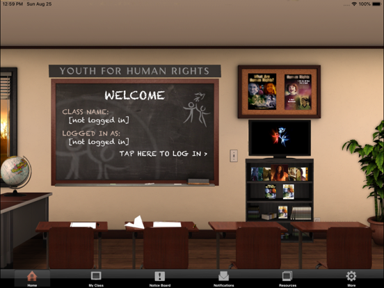 Youth for Human Rights iPad screenshot 2 - Education app