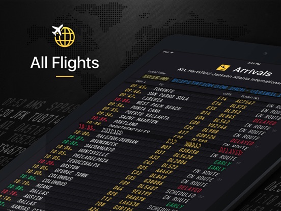 Flight Board iPad screenshot 4 - Travel app