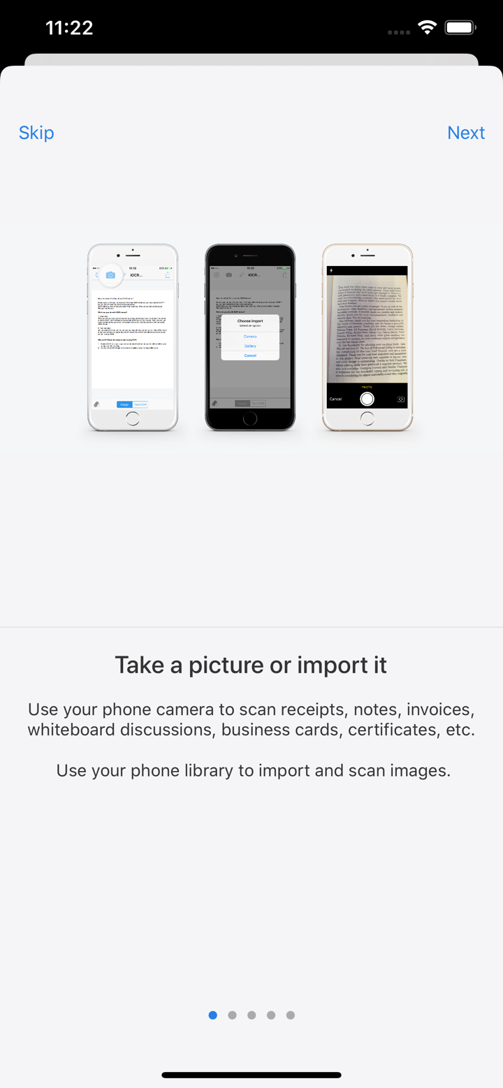 扫描全能王 - 图片转文字识别文本pdf等 screenshot 1