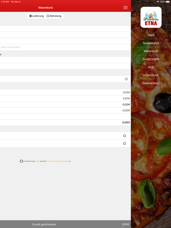 Screenshot #6 pour Pizzeria Etna