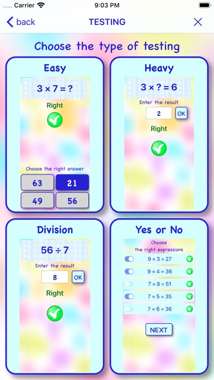 Easy multiplication training screenshot-3