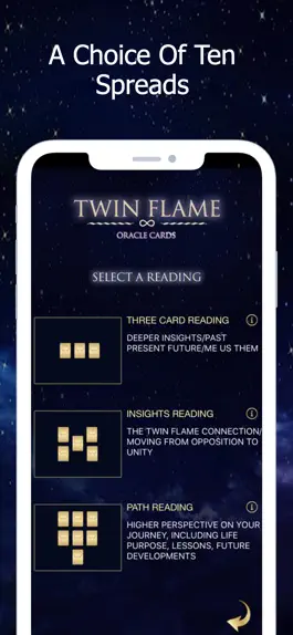 Game screenshot Twin Flame Oracle Cards hack