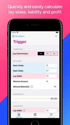 Matched Betting Calculators iPhone image 2