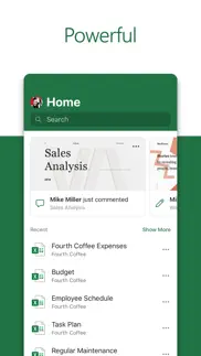 microsoft excel iphone screenshot 1