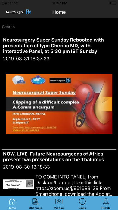 Screenshot #2 pour NeuroSurgical.tv App