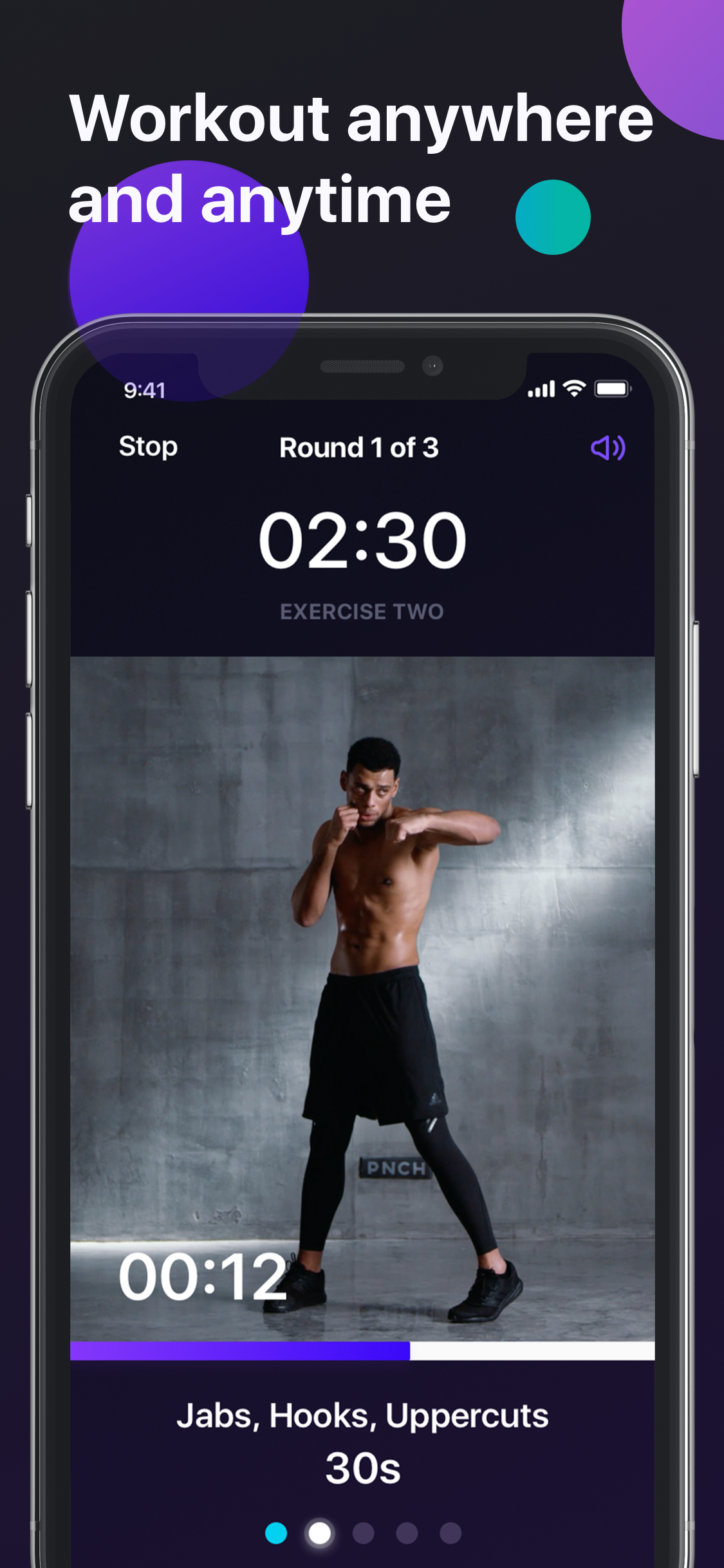 PNCH: Boxing and Fitness screenshot 2