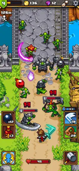 Game screenshot Dash Quest Heroes mod apk