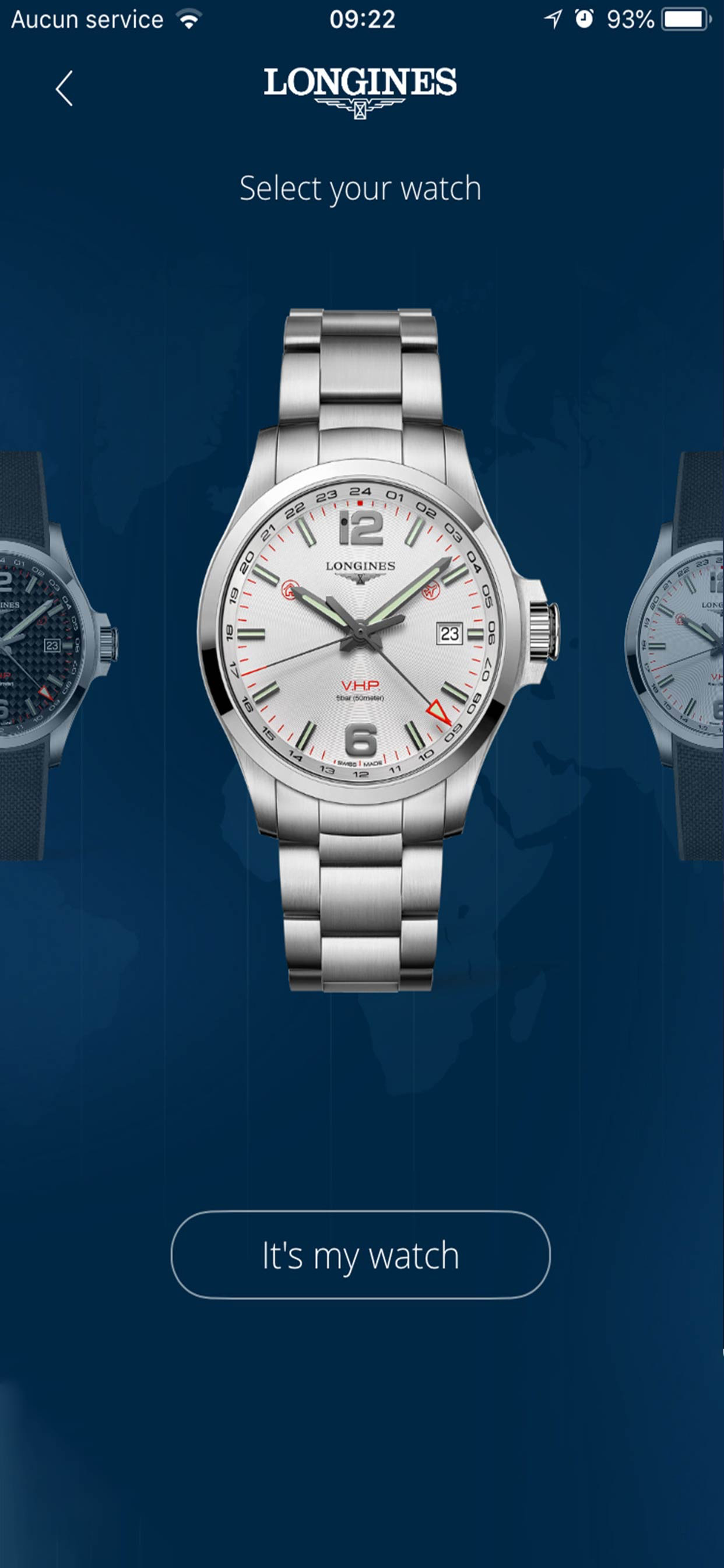 Longines VHP GMT Flash Setting