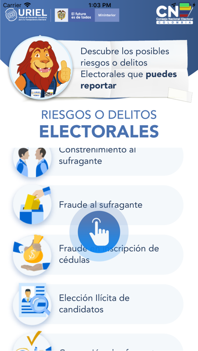 Riesgos 360 Electoral Screenshot