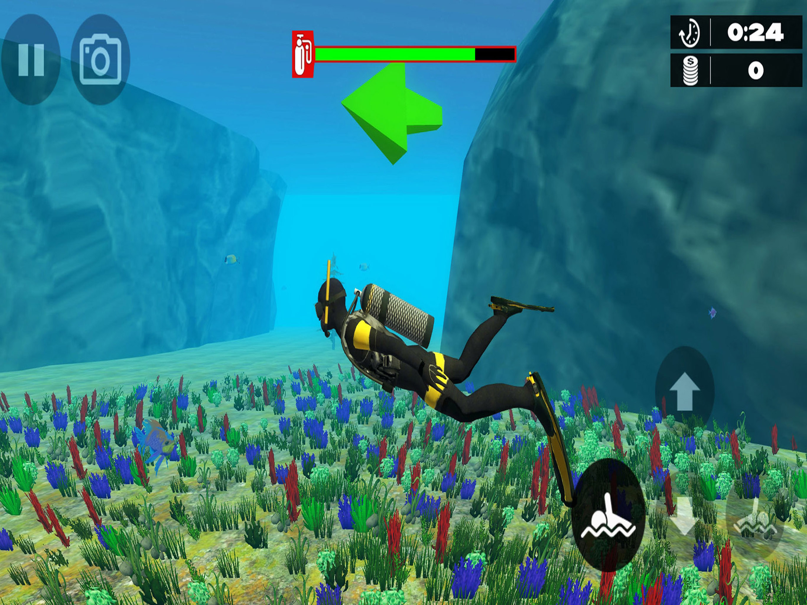 Scuba Diving Swimming Sim