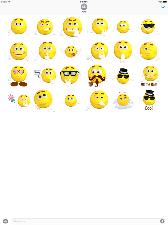 Télécharger Funny Emoji Stickers pour iPhone / iPad sur l'App Store  (Autocollants)