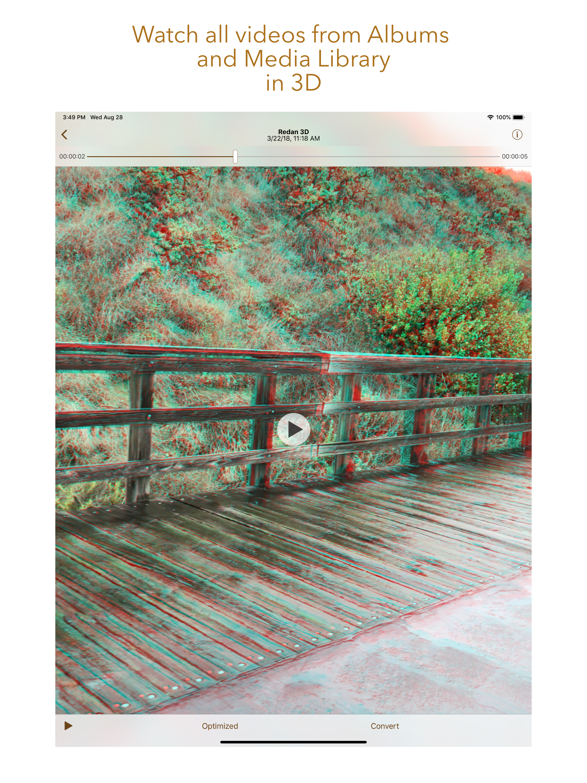 Redan 3D Anaglyph