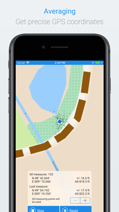 GPS Averaging screenshot 1