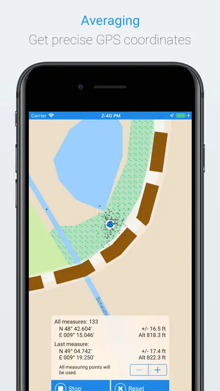 GPS Averaging screenshot 1 of 5