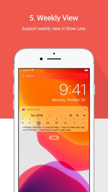 Widget Calendar : Easy&Simple screenshot-4