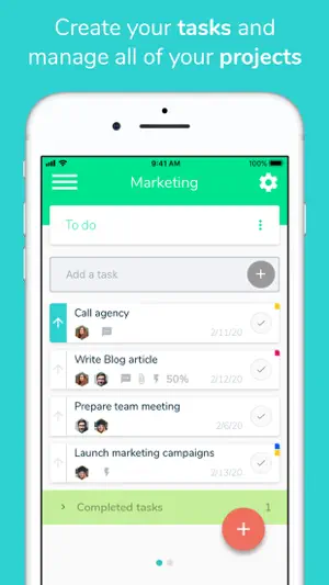 Beesbusy : project management screenshot 2