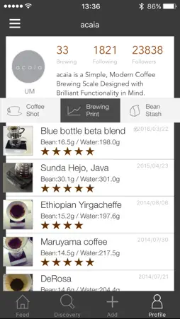 Acaia Coffee screenshot 1