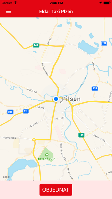 Eldar Taxi Plzeň Screenshot