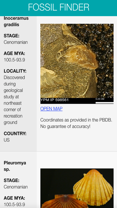 Screenshot #2 pour Fossil Finder