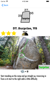 LCC Bouldering Guidebook Lite screenshot