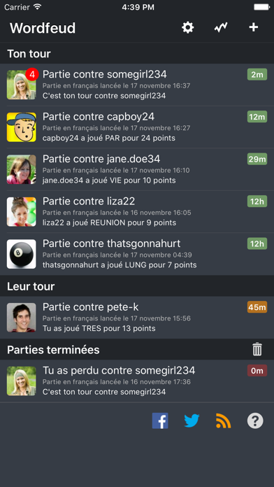 Screenshot #2 pour Wordfeud
