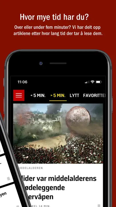 HISTORIE iPhone-skjermbilde 2