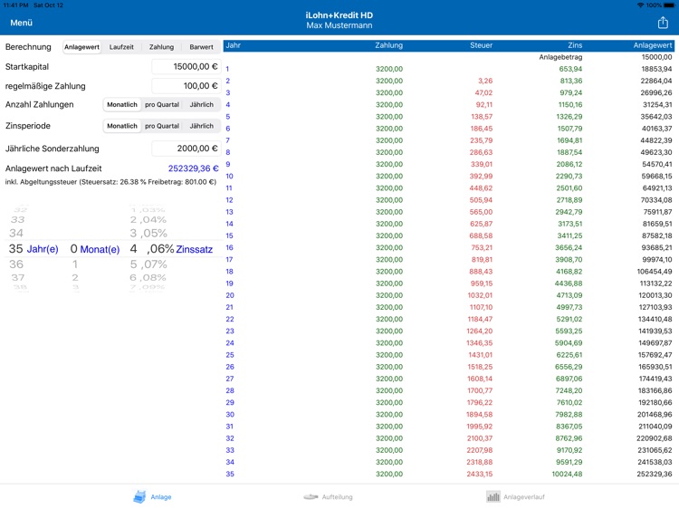 iLohn+Kredit HD 2020 screenshot-6