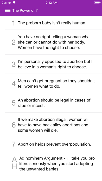 Power of 7 iPhone screenshot 2 - Lifestyle app