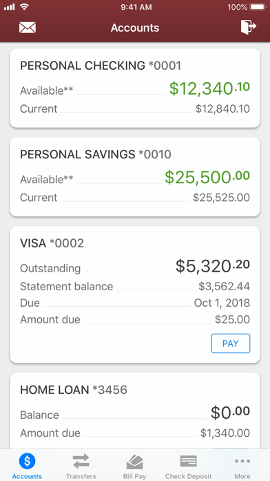 BankSouth Screenshot