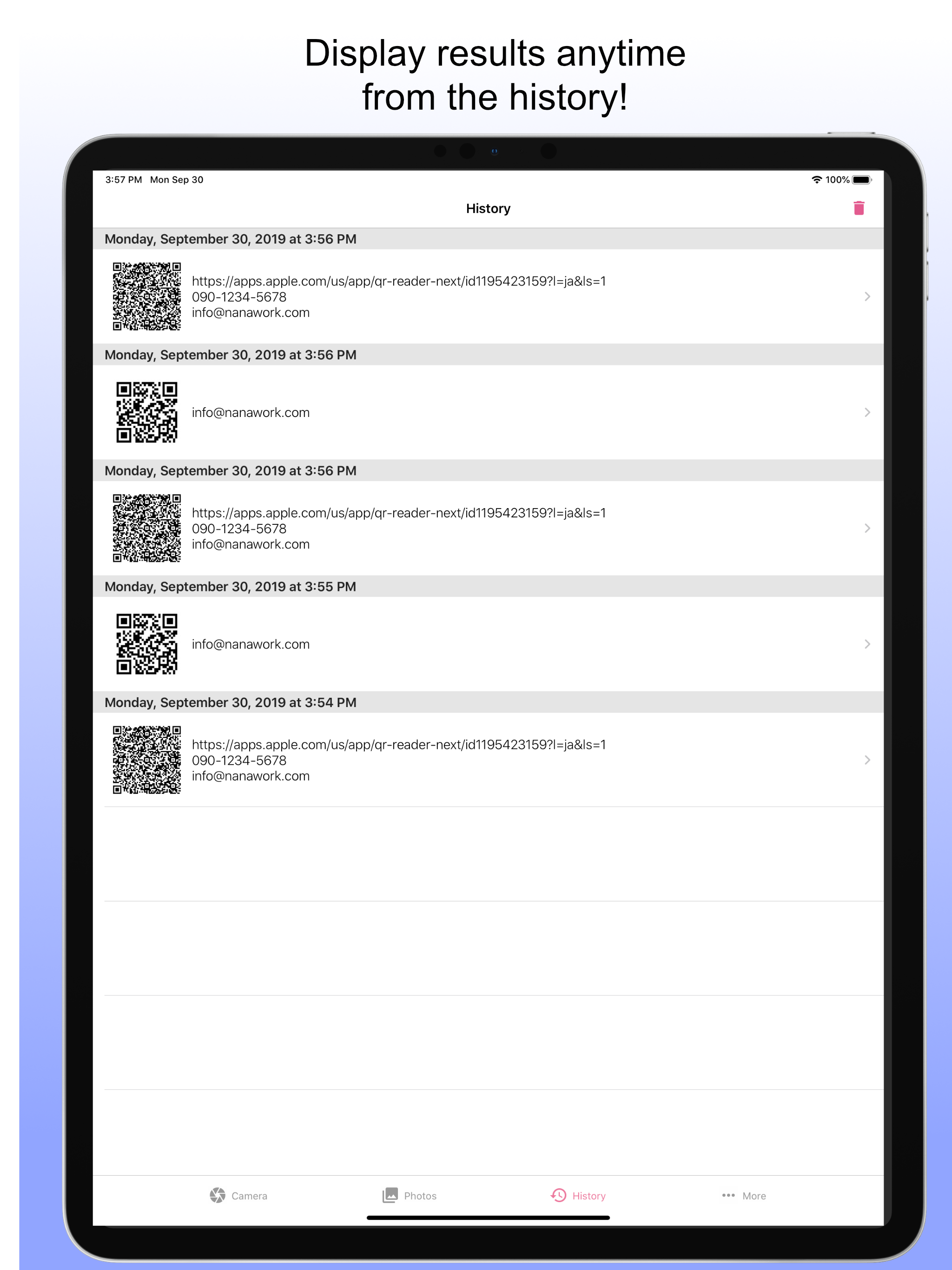 QR Reader NEXT screenshot 8