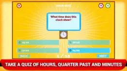math telling time clock game iphone screenshot 4
