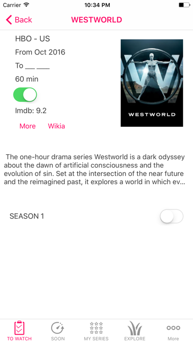 Screenshot #2 pour Best TV Shows Tracker