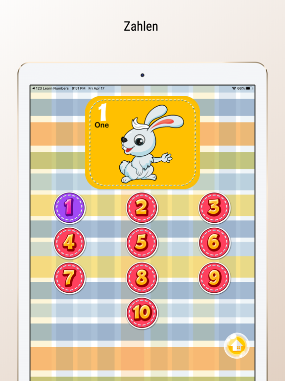 123 Zahlen lernen iPad screenshot