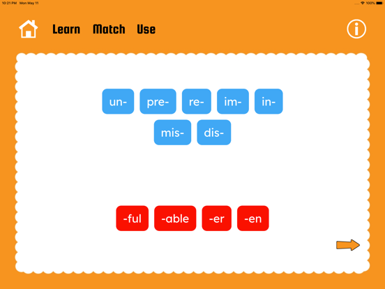 Screenshot #5 pour Build Prefix Suffix Words