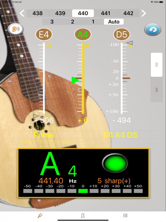 Screenshot #4 pour DomraTuner - Tuner for Domra