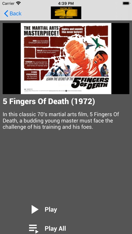 Martial Arts Movie Channel