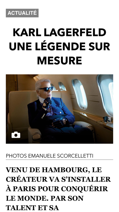 L'ancienne app Paris Match Screenshot