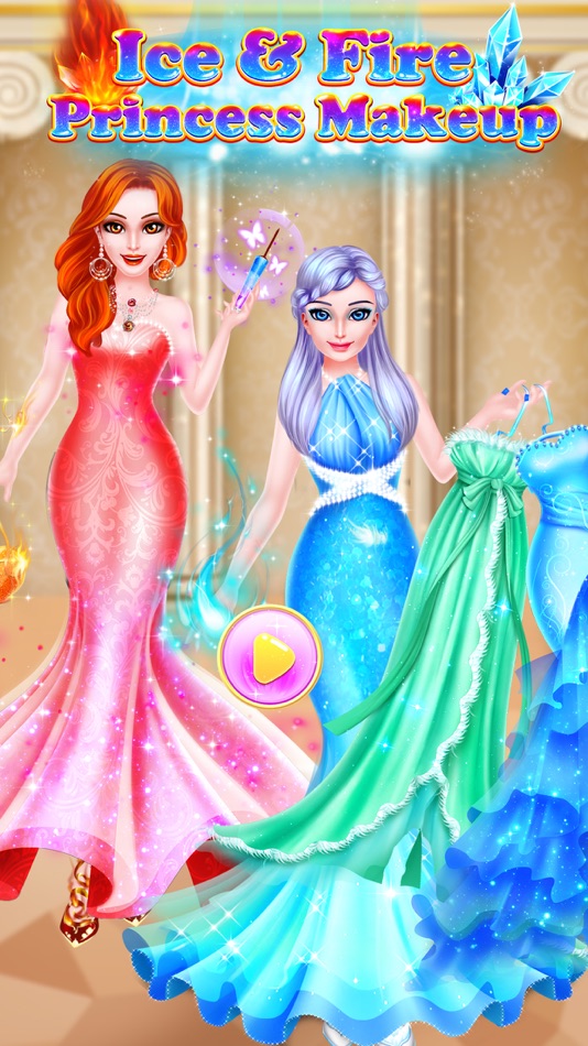 Ice VS Fire Princess Makeup - 1.6 - (iOS)