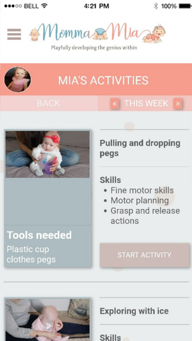 MommaMia - Baby activity app screenshot 2